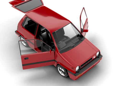 Honda City R 1985 HQ 3D Model