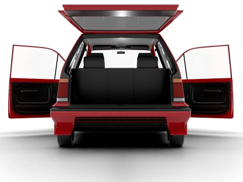 Honda City R 1985 HQ 3D Model