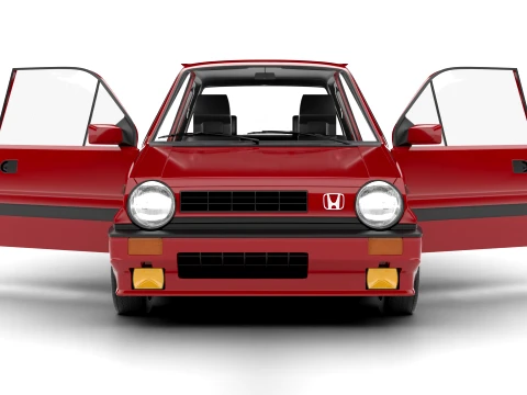 Honda City R 1985 HQ 3D Model