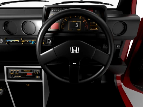 Honda City R 1985 HQ 3D Model