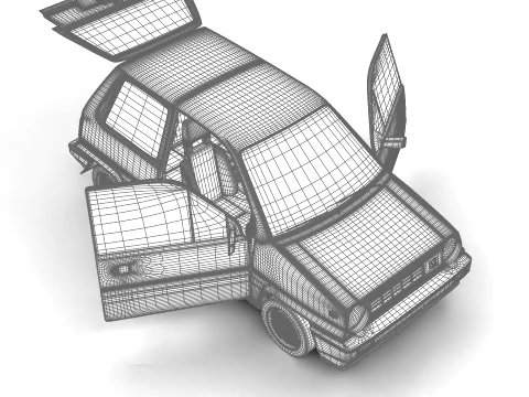 Honda City R 1985 HQ 3D Model