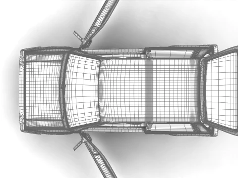 Honda City R 1985 HQ 3D Model