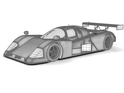 Aston Martin AMR1 Racing 1989 3D Model