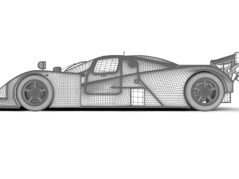 Aston Martin AMR1 Racing 1989 3D Model