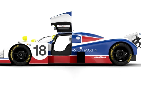Aston Martin AMR1 Racing 1989 HQ 3D Model