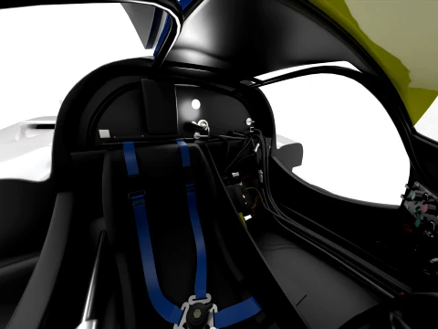 Aston Martin AMR1 Racing 1989 HQ 3D Model