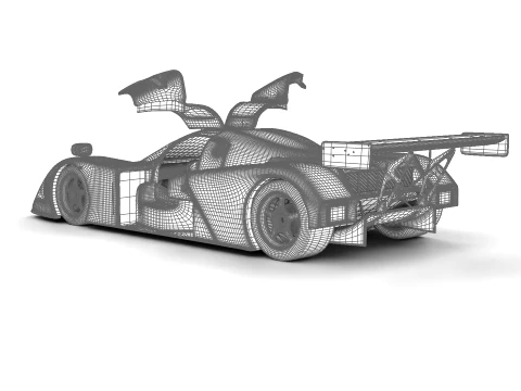 Aston Martin AMR1 Racing 1989 HQ 3D Model