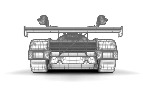 Aston Martin AMR1 Racing 1989 HQ 3D Model