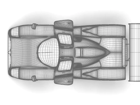 Aston Martin AMR1 Racing 1989 HQ 3D Model