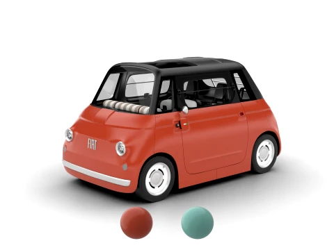 Fiat Topolino Corallo 2025 3D Model