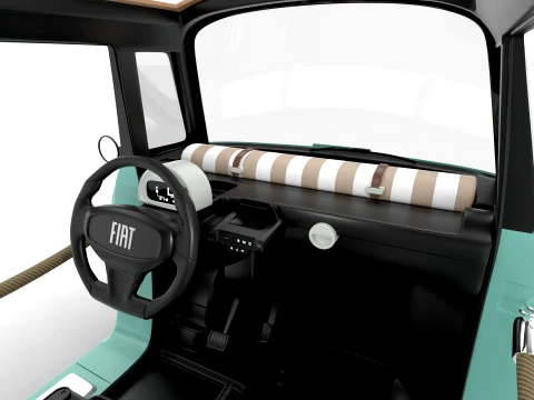 Fiat Topolino Dolcevita 2025 HQ 3D Model