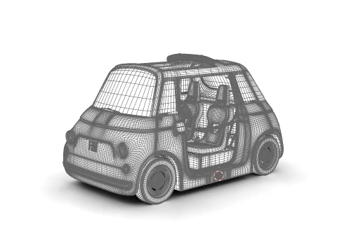 Fiat Topolino Dolcevita 2025 HQ 3D Model