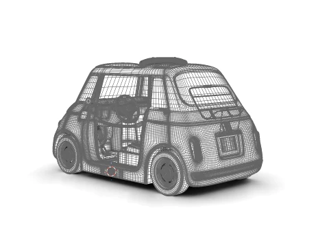 Fiat Topolino Dolcevita 2025 HQ 3D Model