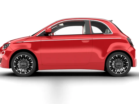 Fiat 500 Hybrid Cabrio 2026 3D Model