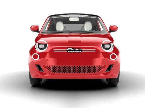 Fiat 500 Hybrid Cabrio 2026 3D Model
