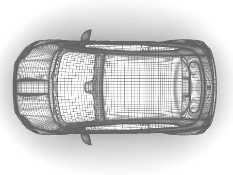 Fiat 500 Hybrid Cabrio 2026 3D Model