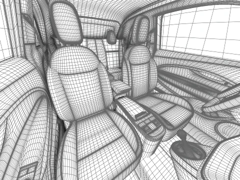Fiat 500 Hybrid Cabrio 2026 3D Model
