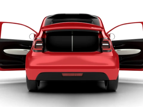 Fiat 500 Hybrid Cabrio 2026 HQ 3D Model