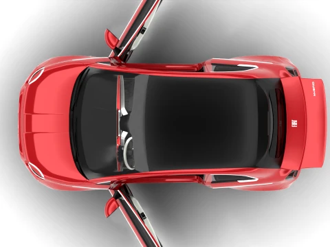 Fiat 500 Hybrid Cabrio 2026 HQ 3D Model