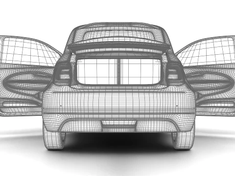 Fiat 500 Hybrid Cabrio 2026 HQ 3D Model