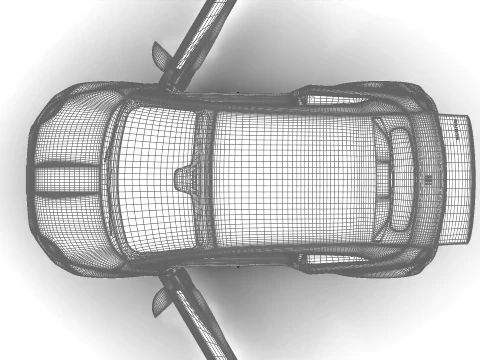 Fiat 500 Hybrid Cabrio 2026 HQ 3D Model