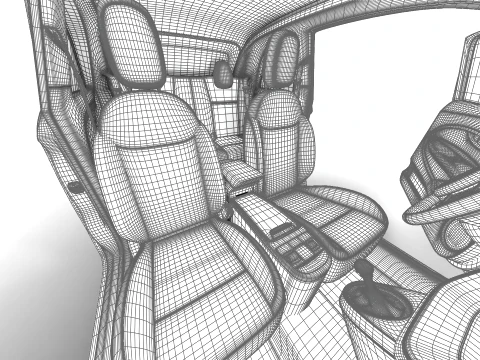 Fiat 500 Hybrid Cabrio 2026 HQ 3D Model