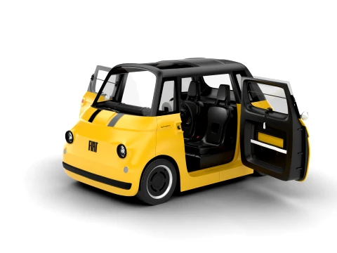 Fiat Topolino Sport 2025 HQ 3D Model