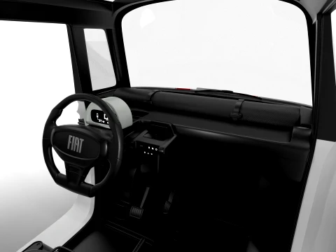 Fiat Topolino Sport 2025 HQ 3D Model
