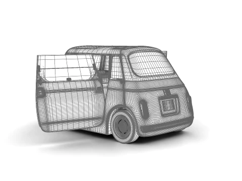 Fiat Topolino Sport 2025 HQ 3D Model