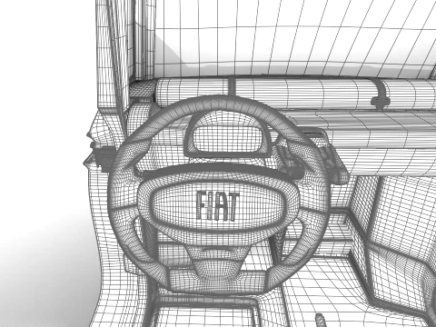 Fiat Topolino Sport 2025 HQ 3D Model