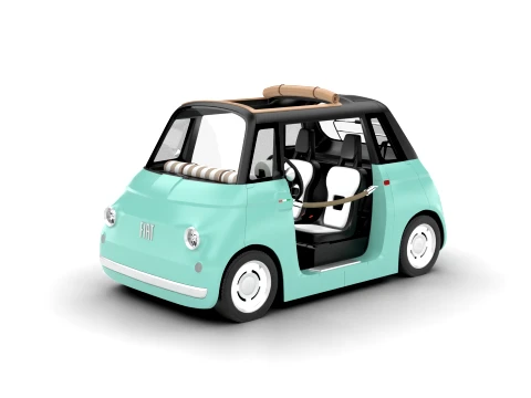 Pack Fiat Topolino 2025 HQ interior 3D Model
