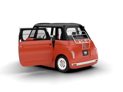 Pack Fiat Topolino 2025 HQ interior 3D Model