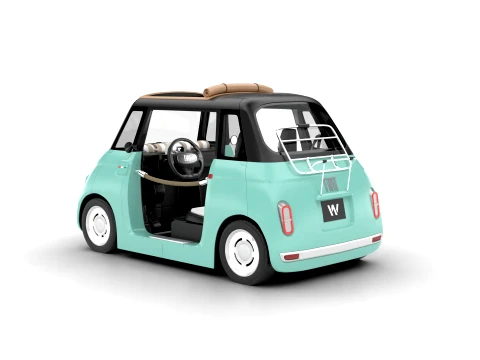 Pack Fiat Topolino 2025 HQ interior 3D Model