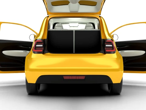 Fiat 500 Hybrid 2026 HQ 3D Model