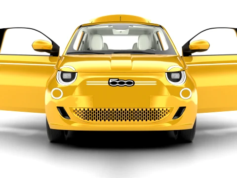 Fiat 500 Hybrid 2026 HQ 3D Model