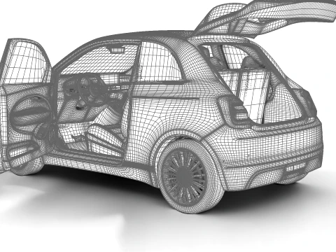 Fiat 500 Hybrid 2026 HQ 3D Model