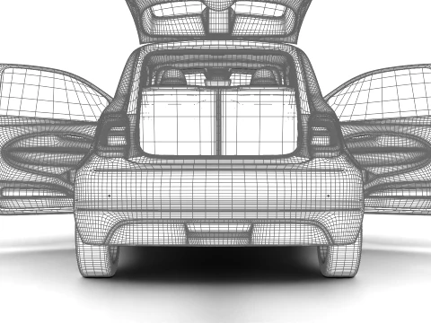 Fiat 500 Hybrid 2026 HQ 3D Model