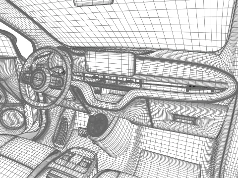 Fiat 500 Hybrid 2026 HQ 3D Model