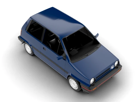 Honda City AA1 1982 3D Model