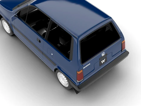 Honda City AA1 1982 3D Model