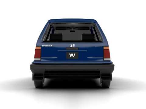 Honda City AA1 1982 3D Model