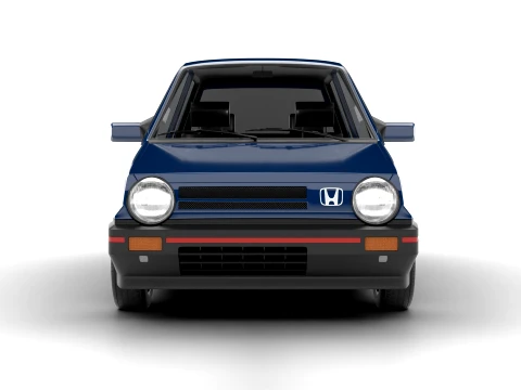 Honda City AA1 1982 3D Model