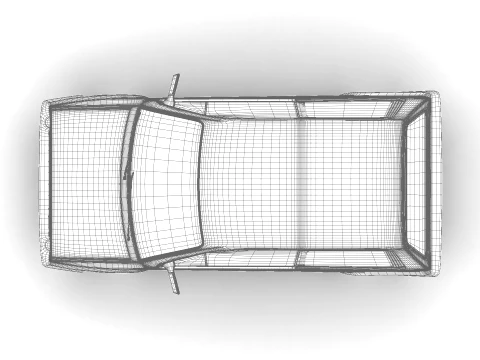 Honda City AA1 1982 3D Model
