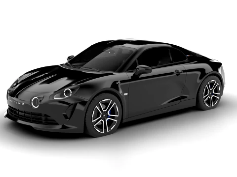 Alpine A110 2018 3D Model