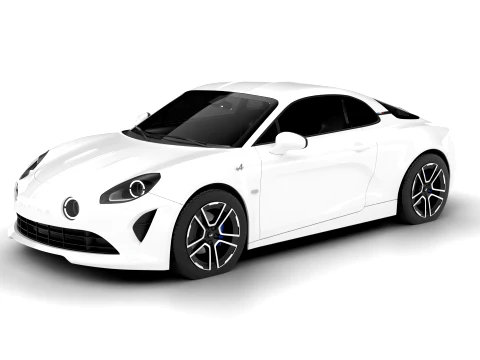 Alpine A110 2018 3D Model