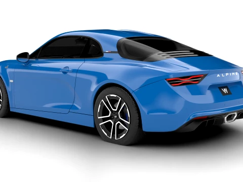 Alpine A110 2018 3D Model