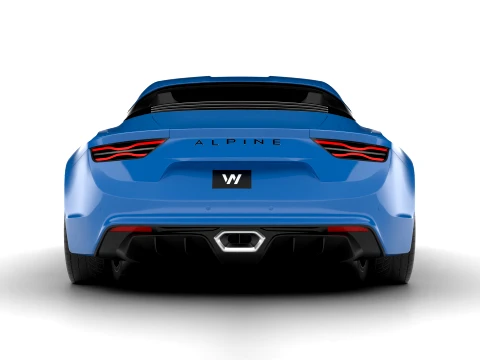 Alpine A110 2018 3D Model