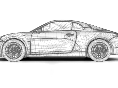 Alpine A110 2018 3D Model