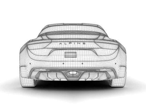 Alpine A110 2018 3D Model