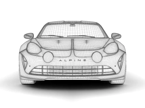 Alpine A110 2018 3D Model